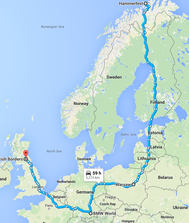 1M to the Arctic Circle or Bust! - Page 1 - M Power - PistonHeads