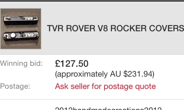 Those hard to find TVR rocker covers  - Page 2 - Wedges - PistonHeads