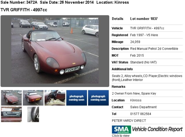 bought or buying a car from Kinross auction? - Page 1 - Scotland - PistonHeads
