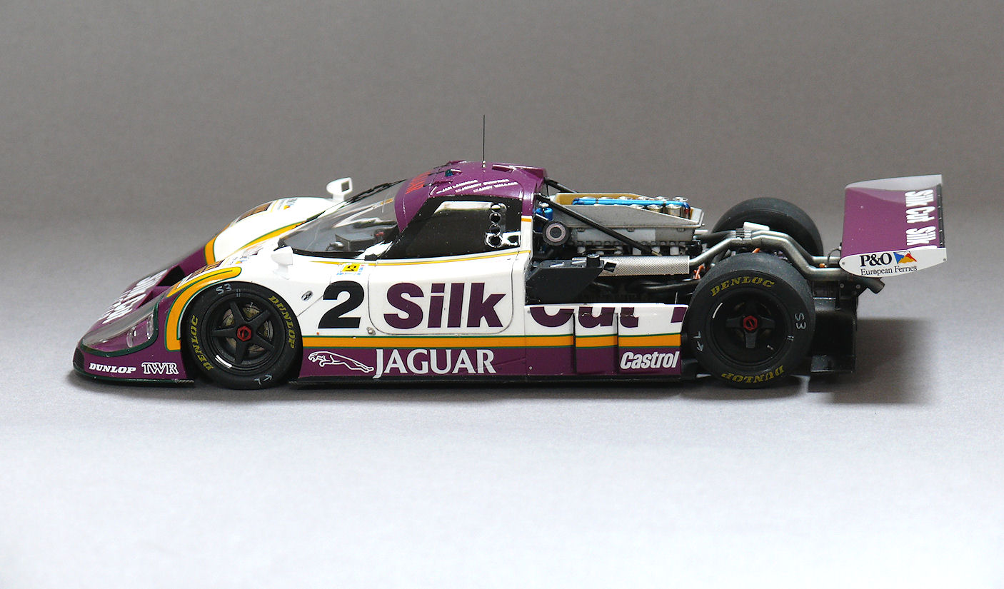 Jaguar XJR9-LM, Tamiya + Scratchbuilt, 1:24 - Gallery ... - 1406 x 825 jpeg 173kB