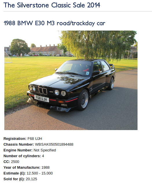 E30 M3 prices - Page 5 - M Power - PistonHeads