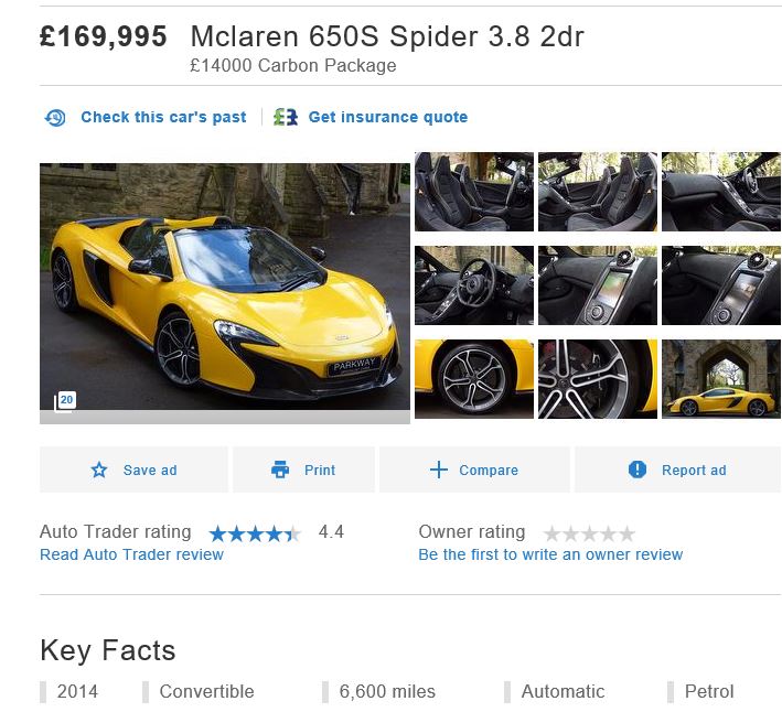 Prices on the up  - Page 2 - McLaren - PistonHeads