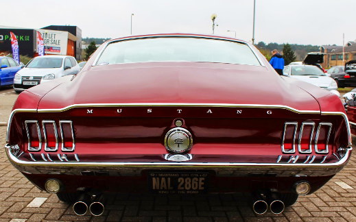 A vintage car with a <UNK> on the back - Pistonheads