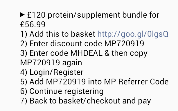 Supplement deals/offers thread - Page 3 - Health Matters - PistonHeads