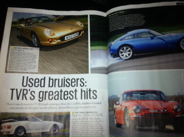 TVR'S Greatest hits in Autocar mag this week  - Page 1 - General TVR Stuff & Gossip - PistonHeads