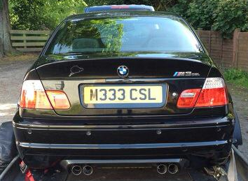 Ultimate CSL plate? 'E46 CSL' up for sale - Page 1 - CSL - PistonHeads