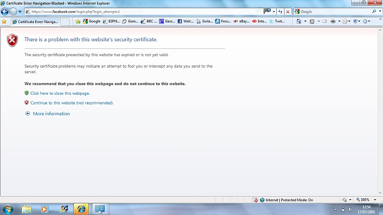 Certificate Problem Security Pistonheads Websites