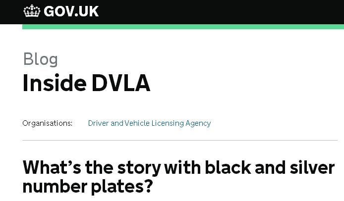 Black numberplates urban myth - the law has changed - Page 1 - Classic Cars and Yesterday's Heroes - PistonHeads