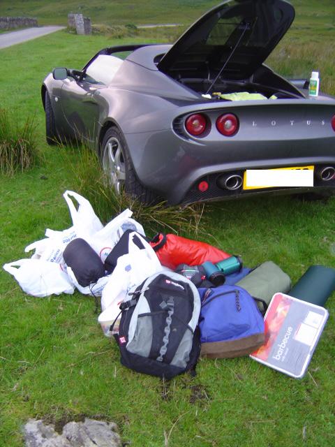 Going camping in a small sports car - VX220/Elise - Page 1 - Tents, Caravans & Motorhomes - PistonHeads