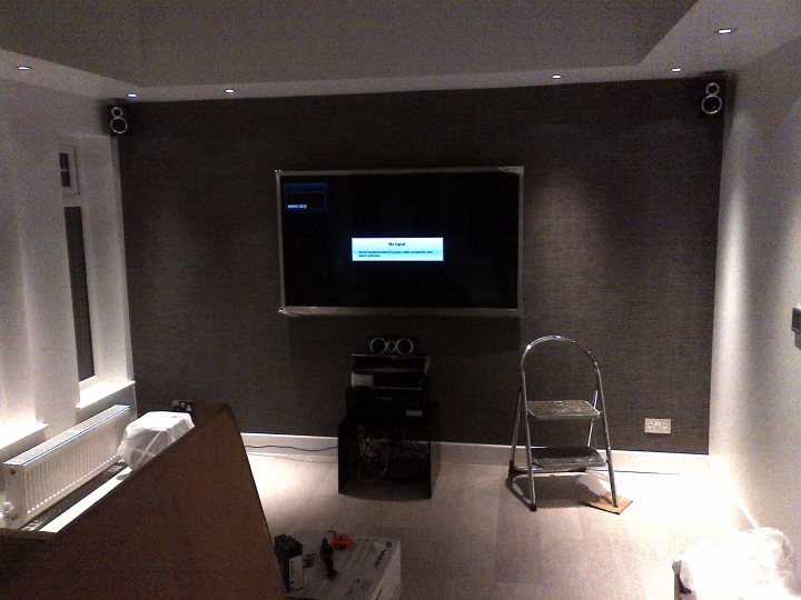 Pics of wall mounted tv/av set up please - Page 1 - Home Cinema & Hi-Fi - PistonHeads