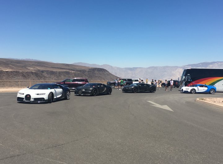 Four Bugatti Chiron's testing in Death Valley - Page 1 - Supercar General - PistonHeads