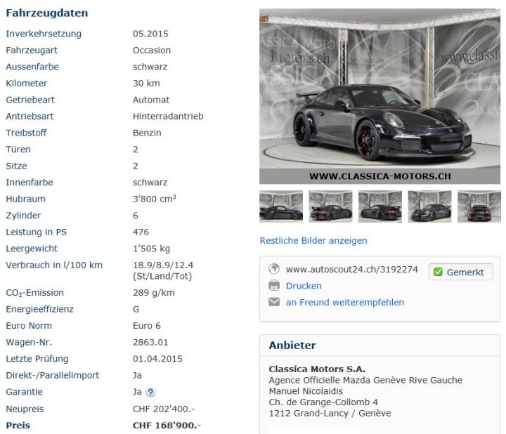 991 GT3 Prices  - 50 cars available! - Page 7 - 911/Carrera GT - PistonHeads