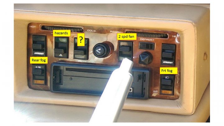 Unknown switch on dash board - Page 1 - Wedges - PistonHeads