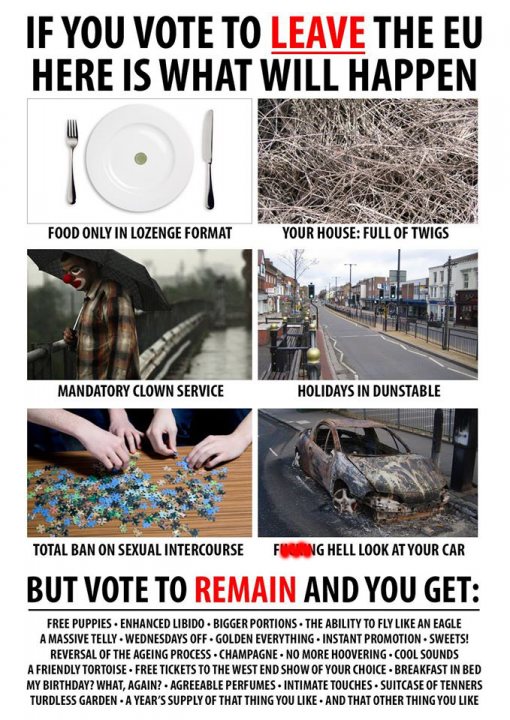 Your favourite Brexit satire/propaganda? - Page 1 - News, Politics & Economics - PistonHeads