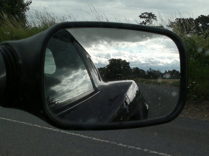 A rear view mirror on the side of a car - Pistonheads