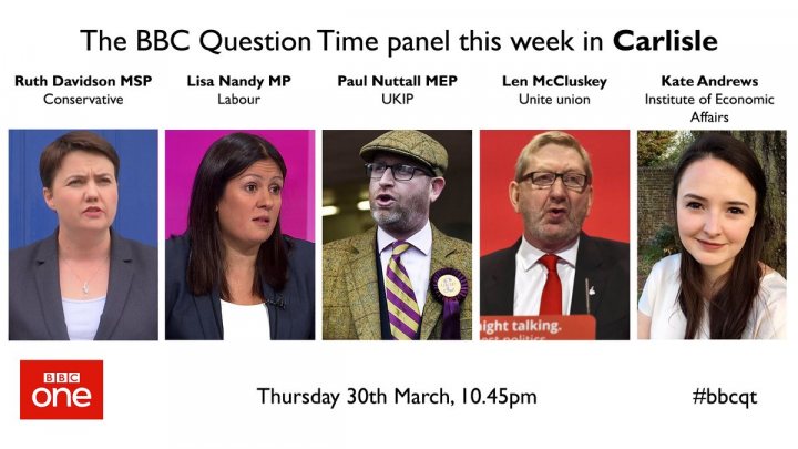 Balanced Question Time panel tonight - of course not! VOL 2 - Page 158 - News, Politics & Economics - PistonHeads