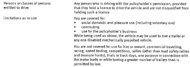 "Commercial travelling" exclusion on insurance.  - Page 1 - Speed, Plod & the Law - PistonHeads
