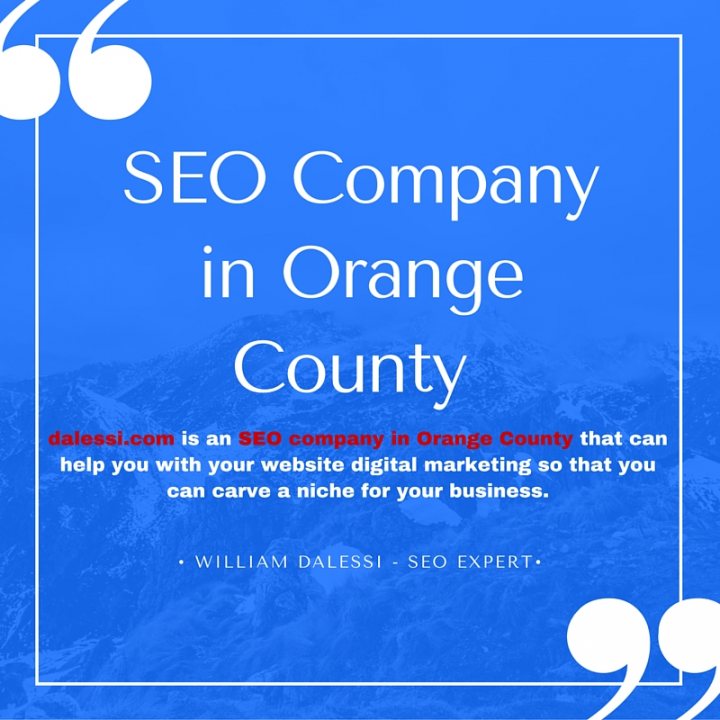 A picture of a man holding a sign - Orange Web Company Seo County Design Services