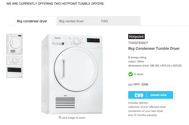 Fire risks prompt tumble dryer recall. - Page 4 - Homes, Gardens and DIY - PistonHeads