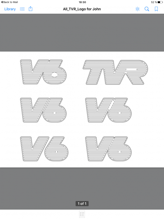 TVR Logo - Laser Cut Stainless Steel - Page 1 - S Series - PistonHeads