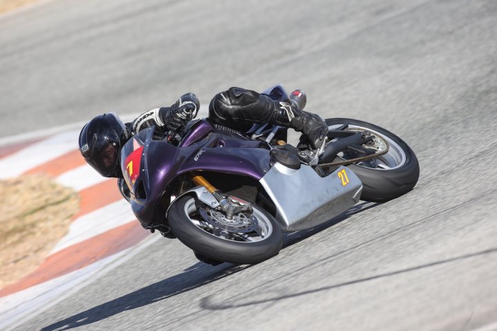 A person riding a motorcycle on a race track - Pistonheads