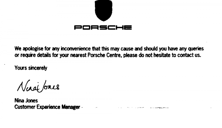 RE: Porsche centre-locks - further recalls - Page 1 - General Gassing - PistonHeads