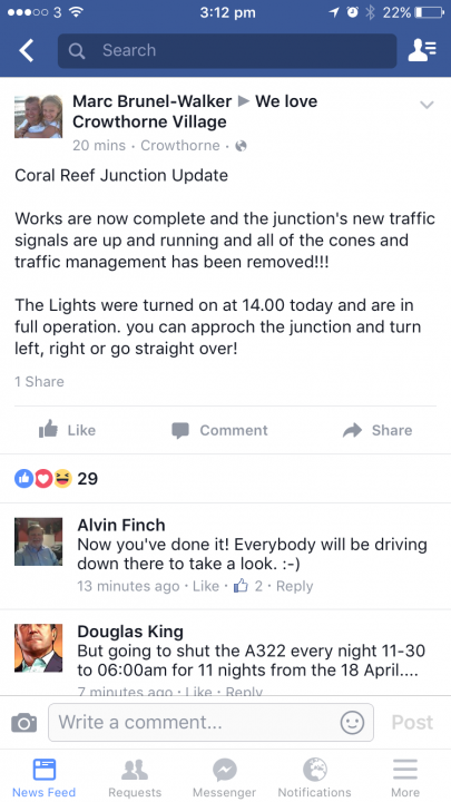 Heads up if you use the Coral Reef Roundabout - Page 1 - Thames Valley & Surrey - PistonHeads