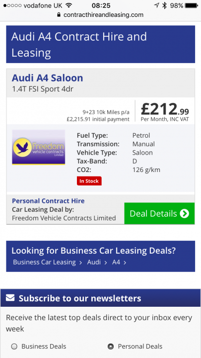 Best Lease Car Deals Available? (Vol 4) - Page 3 - Car Buying - PistonHeads