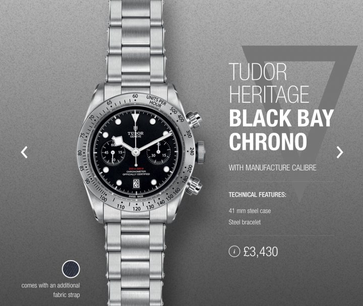 ohgodyeah - Tudor Black Bay Chronograph - Page 1 - Watches - PistonHeads