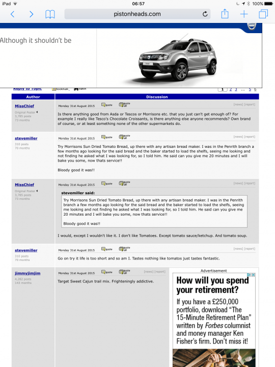Huge Dacia add blocking all the menus.. - Page 3 - Website Feedback - PistonHeads