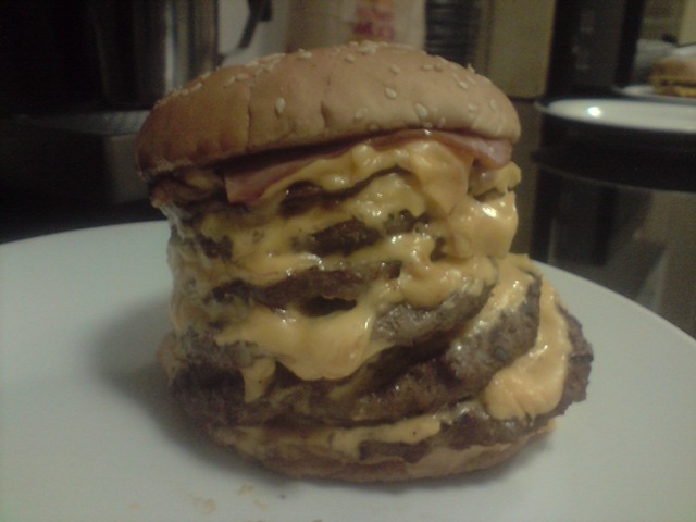 Quad Stacker Burger