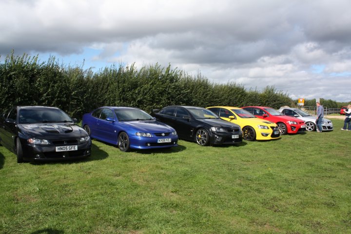 A group of cars are parked in a field - Pistonheads