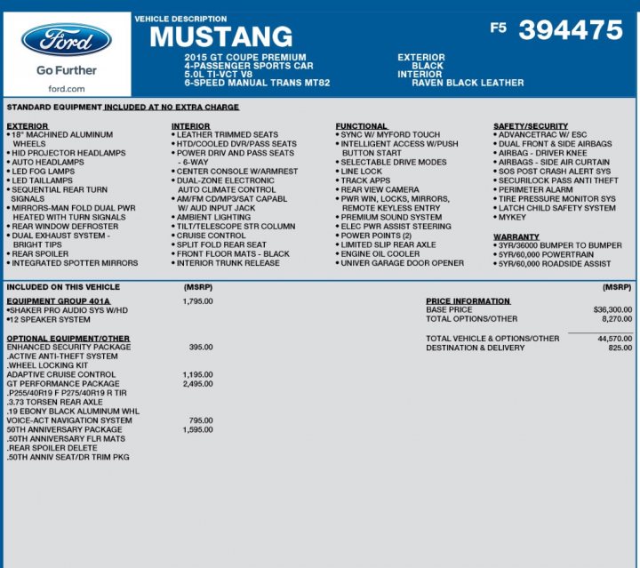 So who has ordered the new S550 Mustang? - Page 23 - Mustangs - PistonHeads