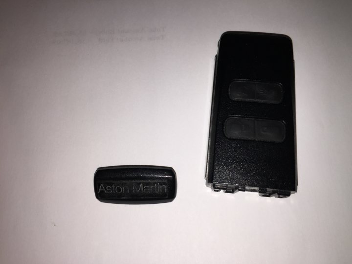 Trying to find .... DB9/DBS starter key embossed snap on - Page 1 - Aston Martin - PistonHeads