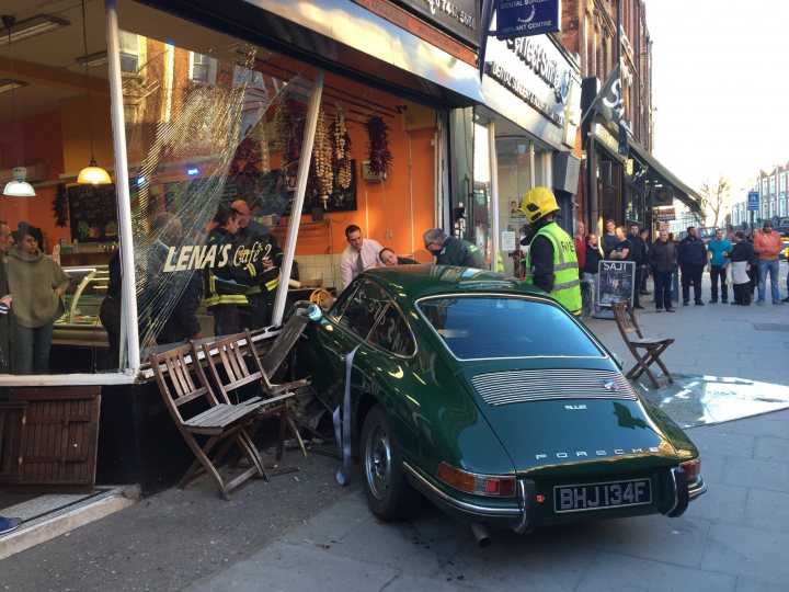 Porsche crashes into Lena's Cafe, West Hampstead - Page 1 - News, Politics & Economics - PistonHeads