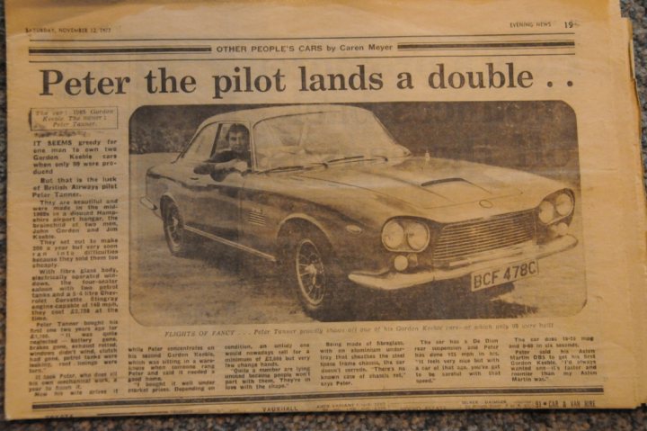 Any Gordon Keeble Owners Out There? - Page 9 - Classic Fibreglass - PistonHeads