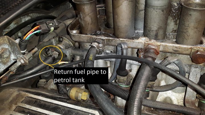 Fuel pressure overflow pipe??? - Page 1 - Chimaera - PistonHeads