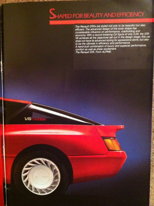 Alpine Renault GTA turbo - Page 1 - Classic Cars and Yesterday's Heroes - PistonHeads