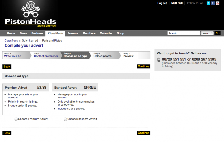 Cant post a standard advert - HELP - Page 2 - Website Feedback - PistonHeads