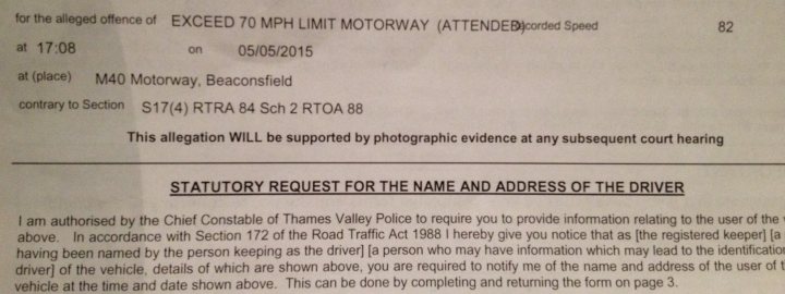 Somewhat peeved - done for 82 on motorway???? - Page 1 - Speed, Plod & the Law - PistonHeads
