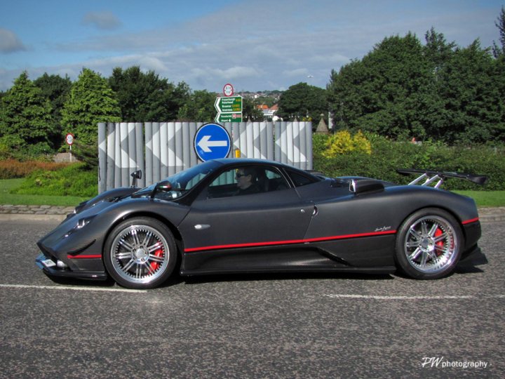 That will be this one the Zonda GJ the owner has had the car rebuilt on 