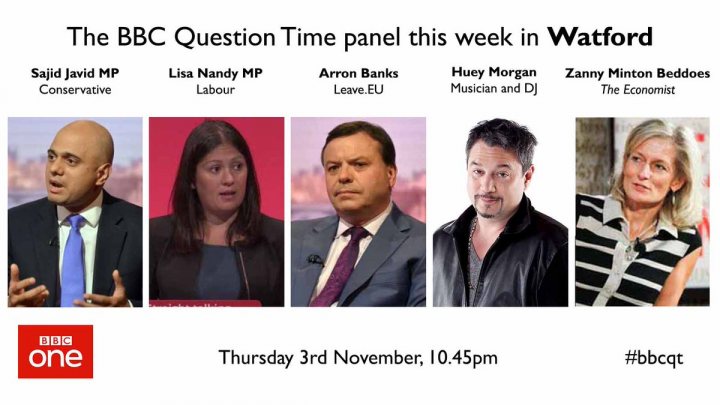 Balanced Question Time panel tonight - of course not! VOL 2 - Page 76 - News, Politics & Economics - PistonHeads