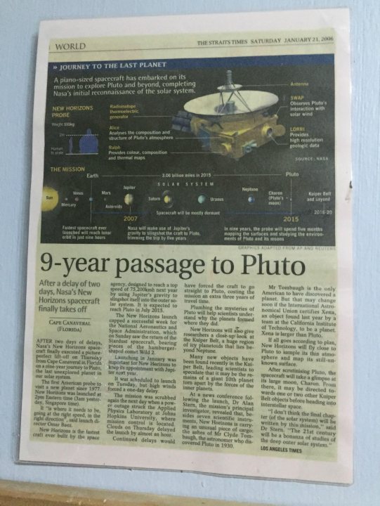 New Horizons Mission to Pluto - Page 6 - Science! - PistonHeads