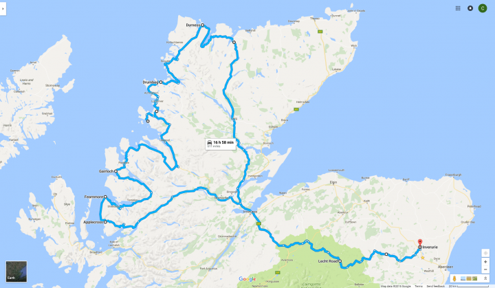 Planning a NC500ish route - Page 1 - Roads - PistonHeads