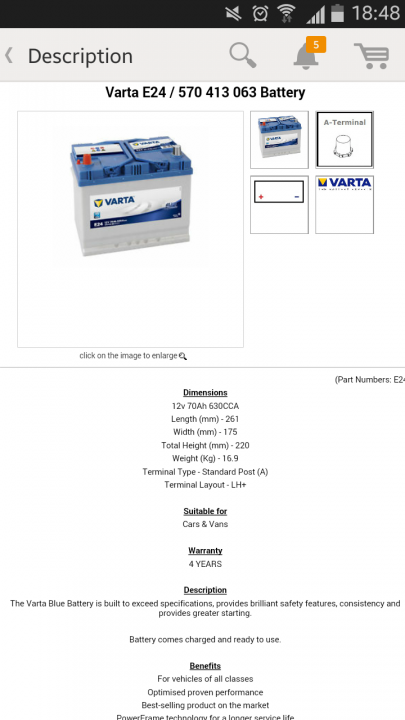 Battery recommendations - Page 1 - S Series - PistonHeads