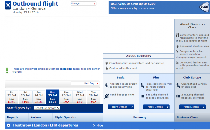 When did BA turn into a (rubbish) low cost carrier? - Page 2 - Holidays & Travel - PistonHeads