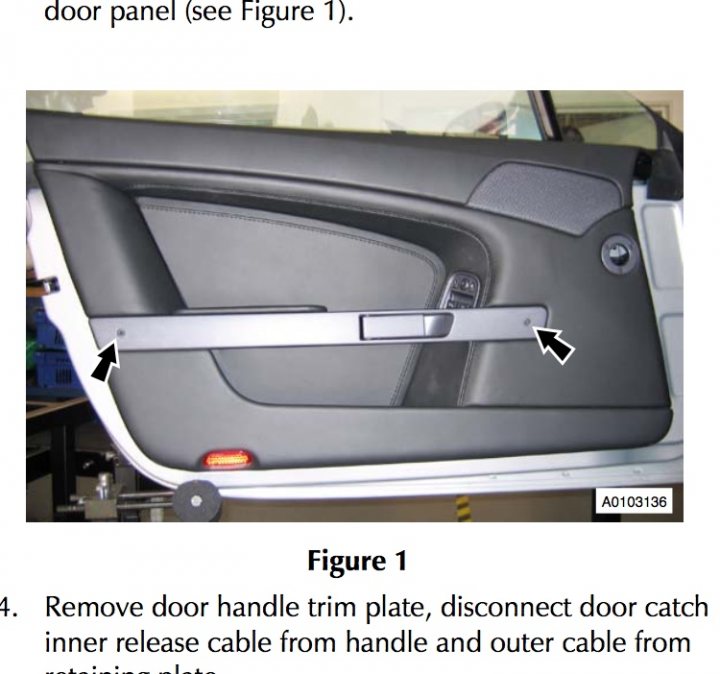 removing door card, handle cable release? - Page 1 - Aston Martin - PistonHeads