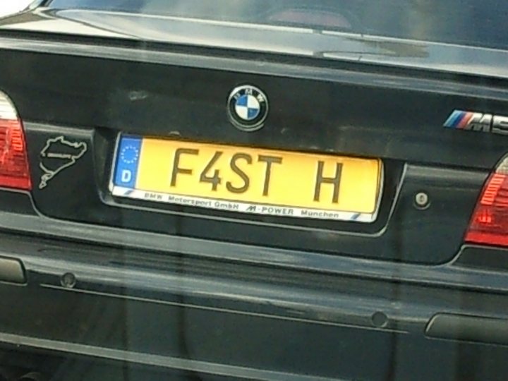 What crappy personalised plates have you seen recently? - Page 339 - General Gassing - PistonHeads