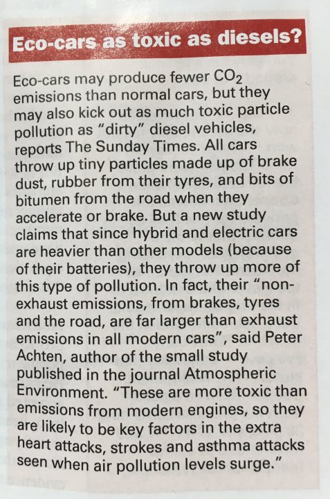 Electric cars - finally a counter arguement... - Page 1 - General Gassing - PistonHeads