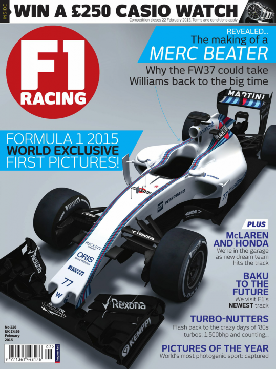 2015 Williams FW37 first image revealed - Page 1 - Formula 1 - PistonHeads